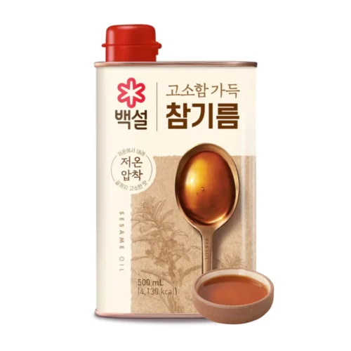 Aceite de Sésamo Original Baeksul 500g – Aceite Coreano de Sésamo Tostado