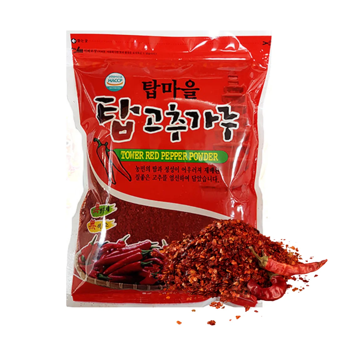Ají Coreano en Polvo Tower Red Pepper Powder Gochugaru 1kg – Chile Coreano para Kimchi y Cocina Coreana
