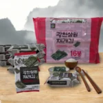 Alga Nori Tradicional Gwangcheon Sangwon Jaeraekim – Pack 3 Unidades | Gim Ancestral Coreano