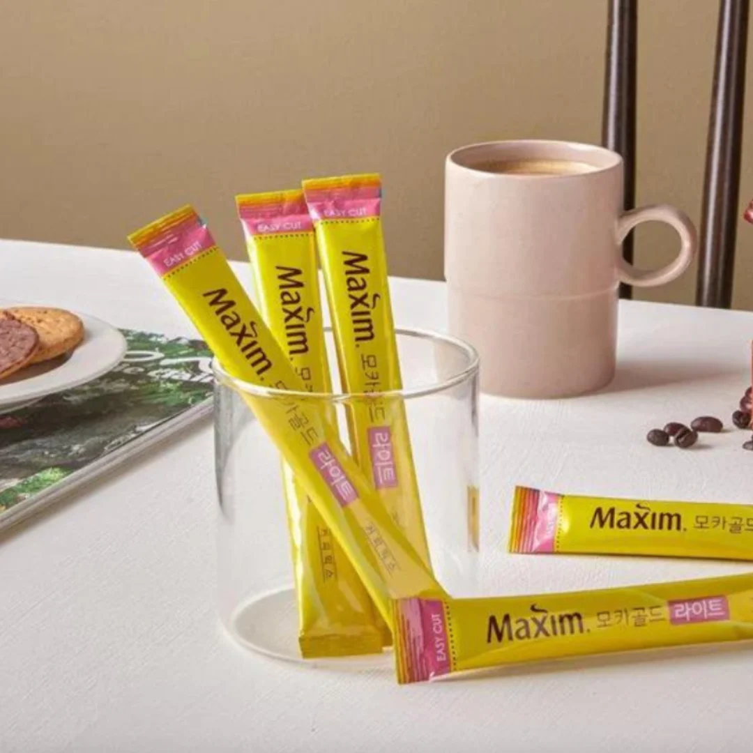 Cafe Maxim Gold Mild 100 Sachets 06 Café Maxim Gold Mild 100 Sachets – Café Coreano Instantáneo