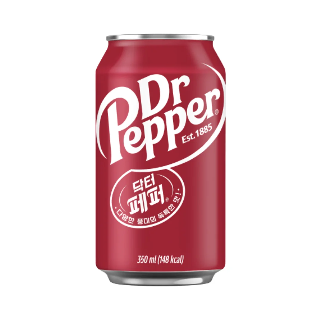 Dr Pepper Coreano 355 ml – Bebida Importada desde Corea