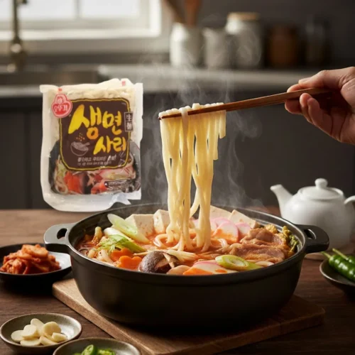 Fideos Udon Ottogi Saeng-myeon Sari – Fideos Coreanos para Sopas y Hot Pot