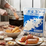 Harina para Corndogs Coreanos Premium Shin Jin Food 2.5kg – Mezcla para Korean Corn Dog