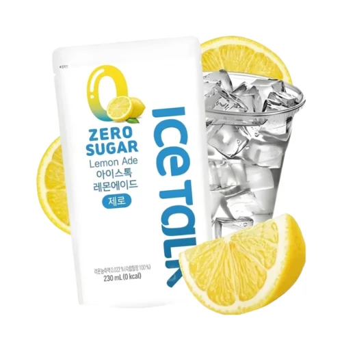 Ice Talk Blue Lemonade Zero 230ml – Bebida Coreana Sin Azúcar