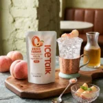 Ice Talk Peach Zero 230ml – Bebida Coreana de Durazno Sin Azúcar