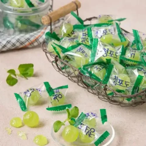 Lotte Eclipse Cooling Soft Candy Uva Verde – Caramelos Coreanos Refrescantes