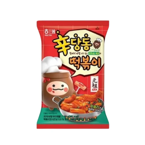 Snack Haitai Sindangdong Tteokbokki – Bocadillo Coreano Dulce Picante Sabor Tteokbokki