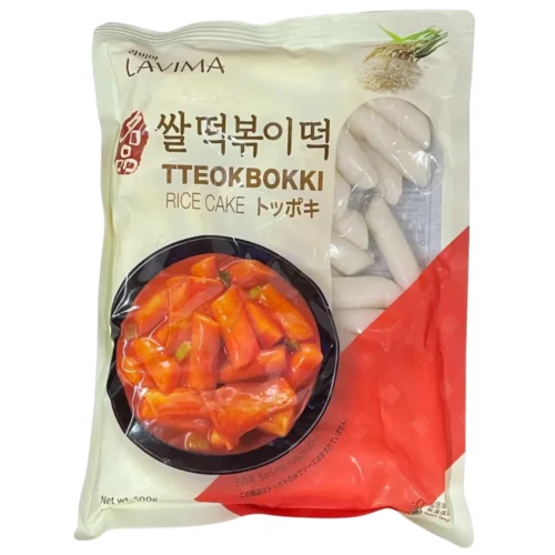 Tteokbokki Rice Cake Lavima 500g – Pastel de Arroz Coreano