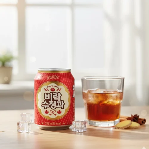 Bebida Tradicional Coreana de Canela y Jengibre Paldo Birak Sujeonggwa – Ponche de Caqui Since 1993