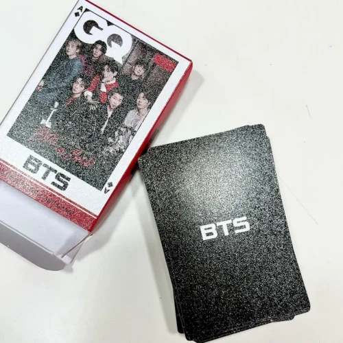 Cartas de Juego BTS Edición Limitada – Naipes Coreanos con Fotos Icónicas de la Banda