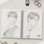 Cuaderno de Espiral BTS – Cuaderno de Notas Oficial con Fotos Icónicas de Integrantes BTS