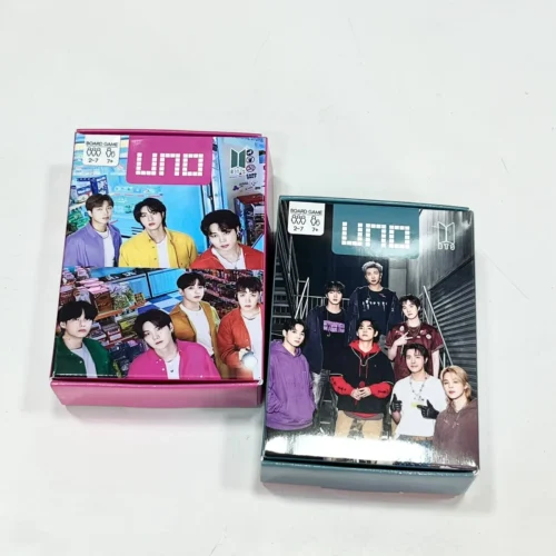 Juego de Cartas UNO BTS Edition – Juego de Mesa Oficial con Diseño y Fotos de Integrantes BTS