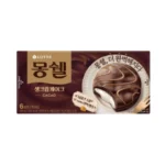 Pastel de Chocolate Relleno Crema Blanca Lotte Tongwheel Dream Cake Cacao 6 Unidades – Snack Coreano Premium