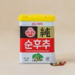 Pimienta Negra Gourmet Ottogi Sunhuchu 100g – Condimento Coreano Premium 100% Puro Esterilizado