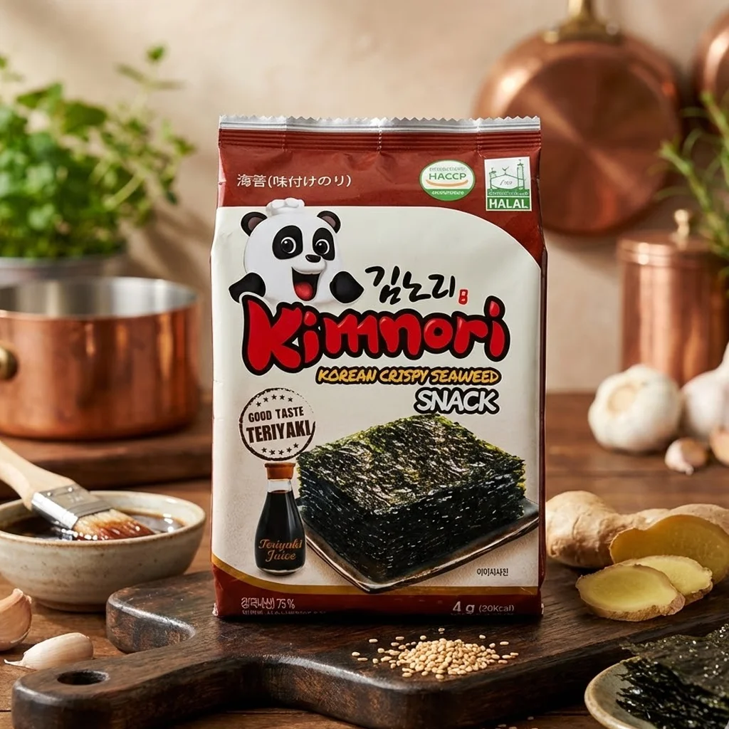 Snack Alga Coreana Picante Kimnori Gwangcheon Pack 3 02 Snack de Alga Coreana Picante Kimnori Gwangcheon – Pack 3 Unidades | Gim Premium Tostado Picante
