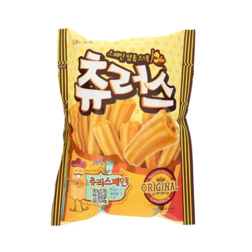 Snack Churros Original Coreano Orion – Bocadillo Crocante Estilo Churros Español
